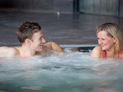 Relax and enjoy some quality time together in the spa